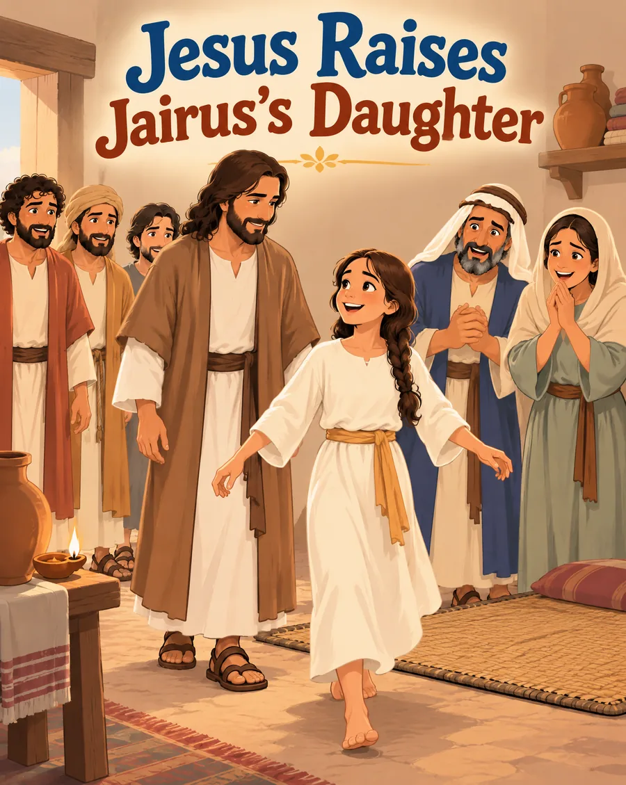 Jesus Raises Jairus’s Daughter
