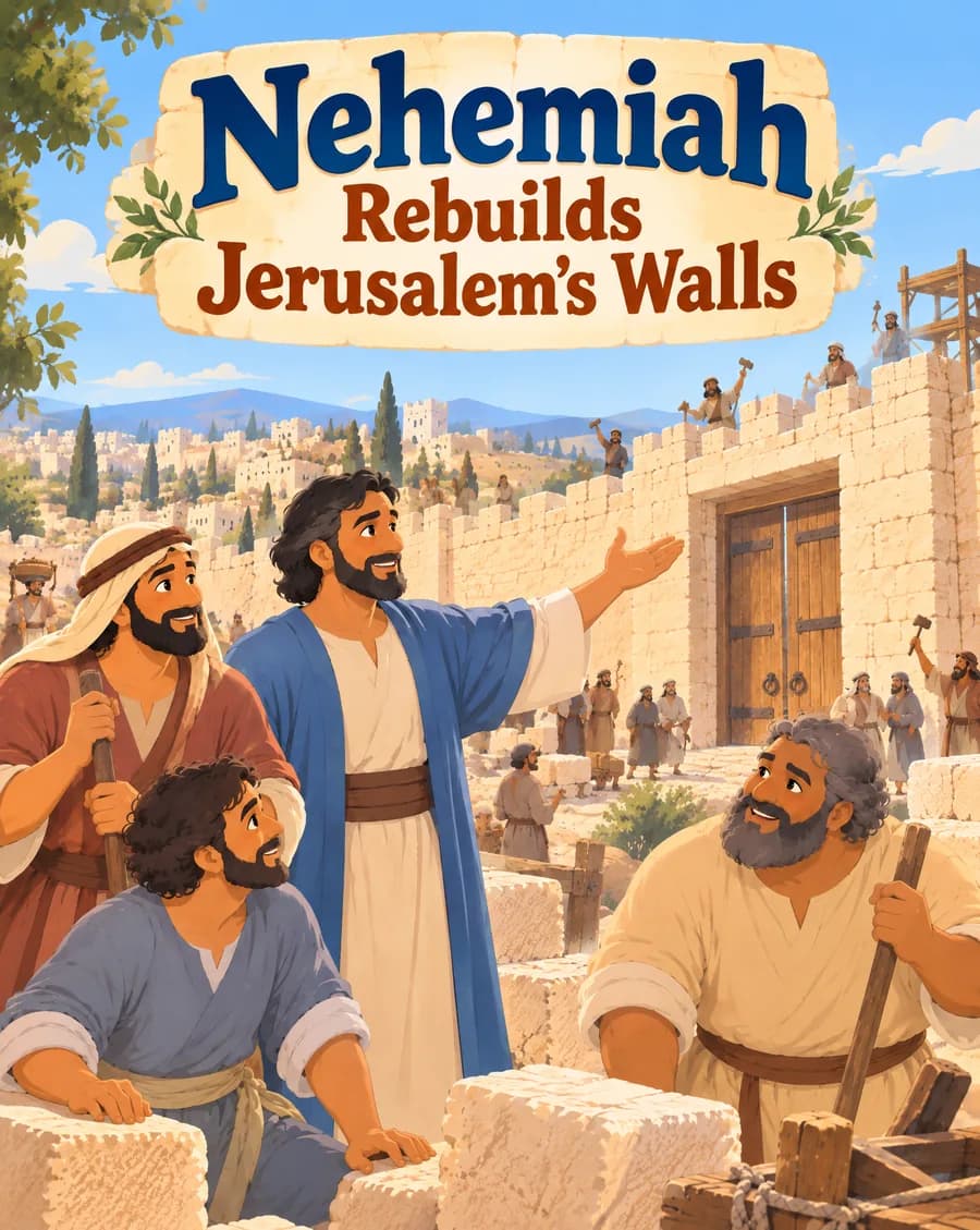 Nehemiah Rebuilds Jerusalem’s Walls
