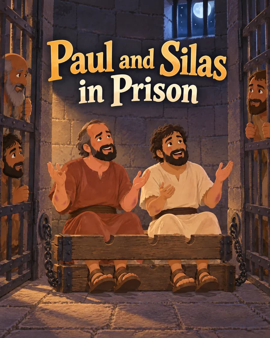 Paul and Silas in Prison