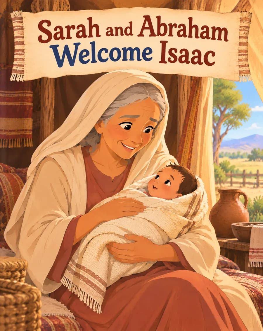 Sarah and Abraham Welcome Isaac